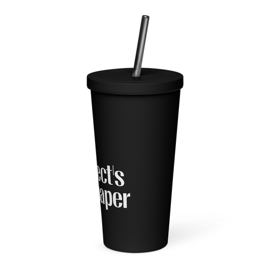 AN Insulated Tumbler W/Straw